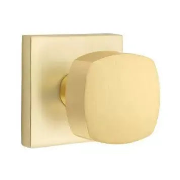 Emtek Freestone Door Knob and Square Rose by Emtek