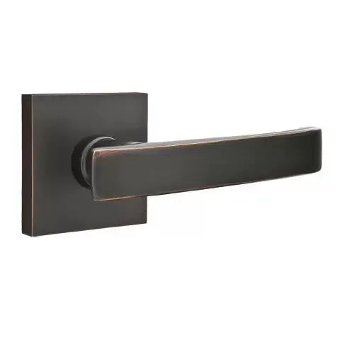 Emtek Geneva Door Lever with Square Rose by Emtek