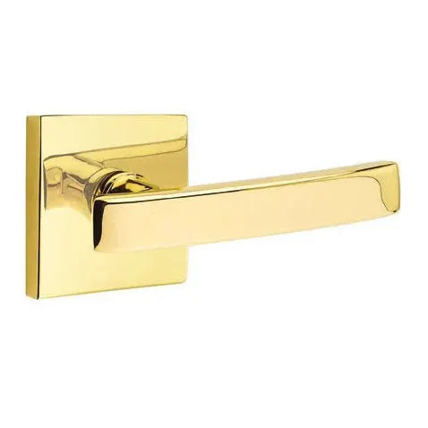 Emtek Geneva Door Lever with Square Rose by Emtek