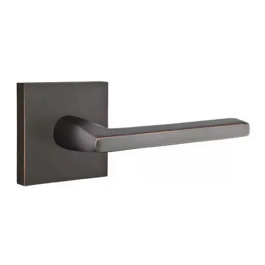 Emtek Helios Door Lever with Square Rose by Emtek