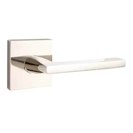 Emtek Helios Door Lever with Square Rose by Emtek