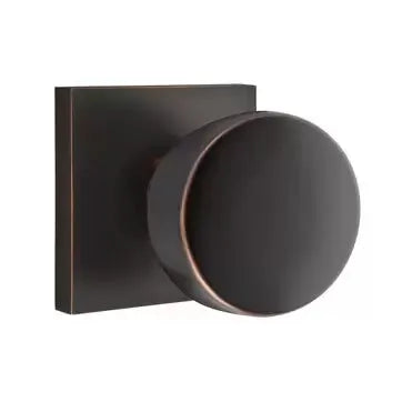 Emtek Laurent Door Knob and Square Rose by Emtek