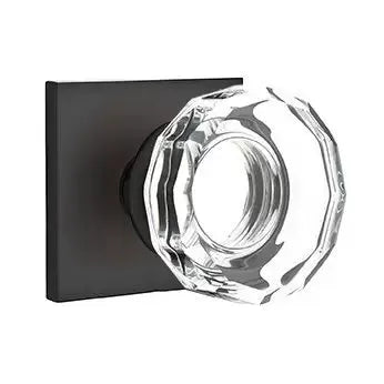 Emtek Lowell Door Knob with Square Rose by Emtek