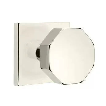 Emtek Octagon Door Knob with Square Rose by Emtek