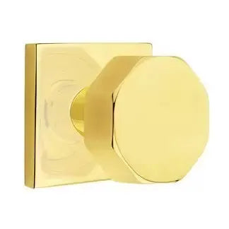 Emtek Octagon Door Knob with Square Rose by Emtek