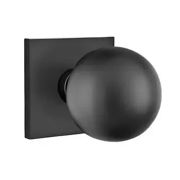 Emtek Orb Door Knob and Square Rose by Emtek