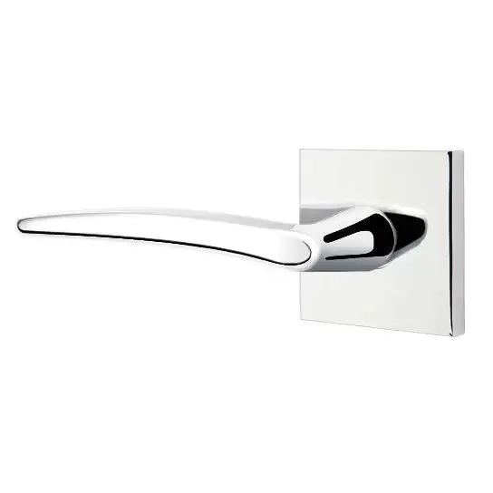 Emtek Poseidon Door Lever with Square Rose by Emtek