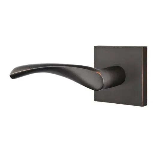 Emtek Triton Door Lever with Square Rose by Emtek