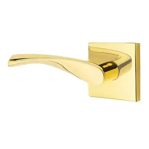 Emtek Triton Door Lever with Square Rose by Emtek