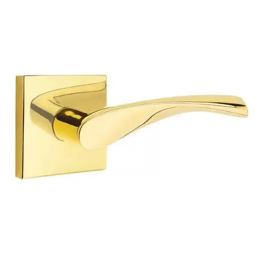 Emtek Triton Door Lever with Square Rose by Emtek