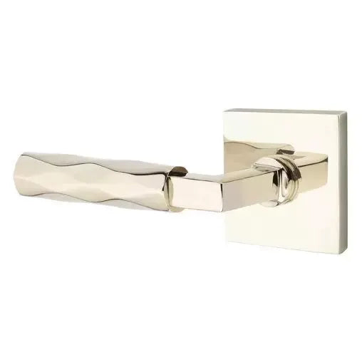 Emtek Tribeca Lever with L-Square Stem and Square Rose by Emtek