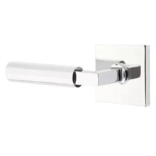 polished chrome lever