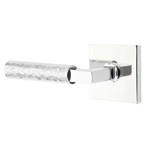 polished chrome lever