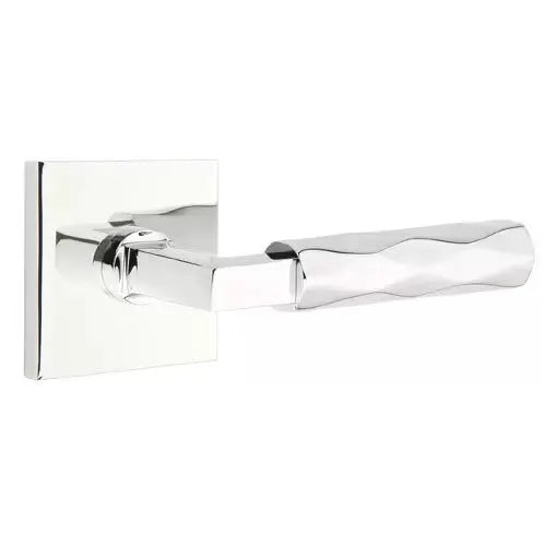 Emtek Tribeca Lever with L-Square Stem and Square Rose by Emtek
