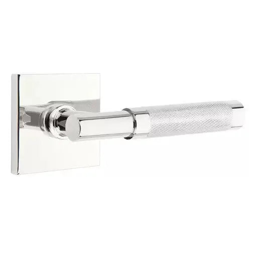 polished chrome lever