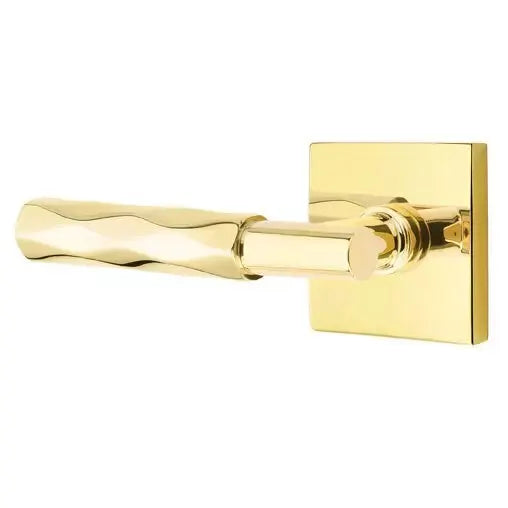 Emtek Tribeca Lever with T-Bar Stem and Square Rose by Emtek