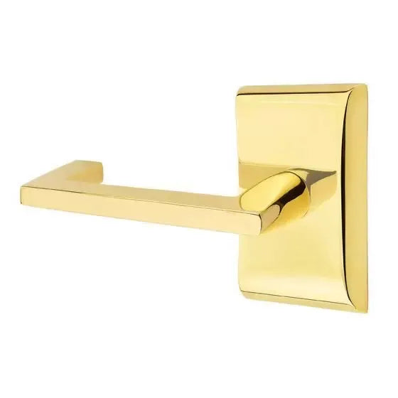 Emtek Argos Door Lever with Neos Rose by Emtek