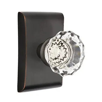 Emtek Astoria Door Knob with Neos Rose by Emtek