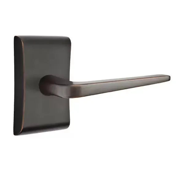 Emtek Athena Door Lever with Neos Rose by Emtek