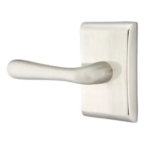 Emtek Basel Door Lever with Neos Rose by Emtek