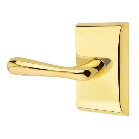 Emtek Basel Door Lever with Neos Rose by Emtek