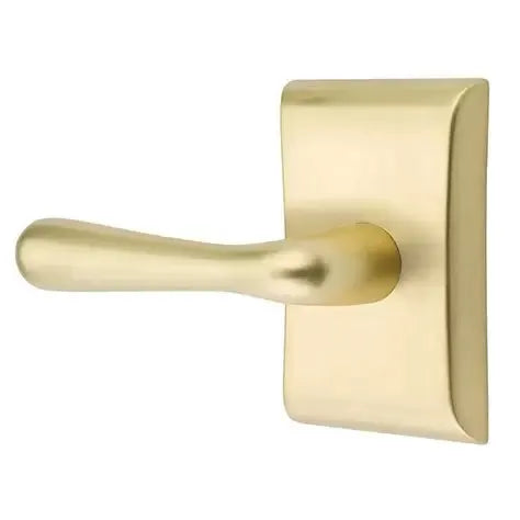 Emtek Basel Door Lever with Neos Rose by Emtek