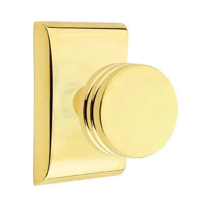 Emtek Bern Door Knob and Neos Rose by Emtek