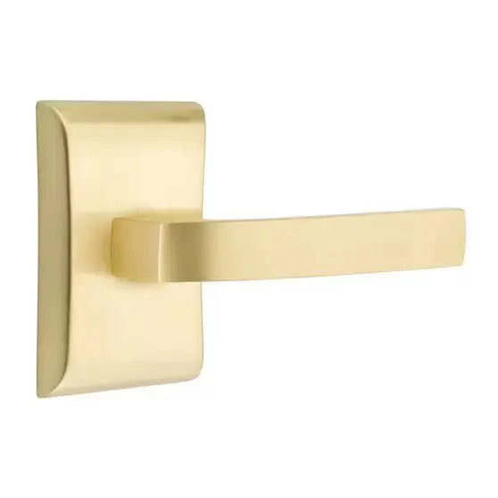 Emtek Breslin Lever with Neos Rose by Emtek