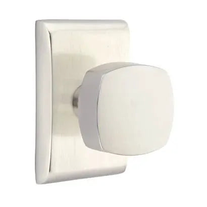 Emtek Freestone Door Knob and Neos Rose by Emtek