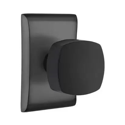 Emtek Freestone Door Knob and Neos Rose by Emtek