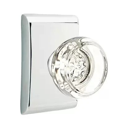 Emtek Georgetown Door Knob with Neos Rose by Emtek