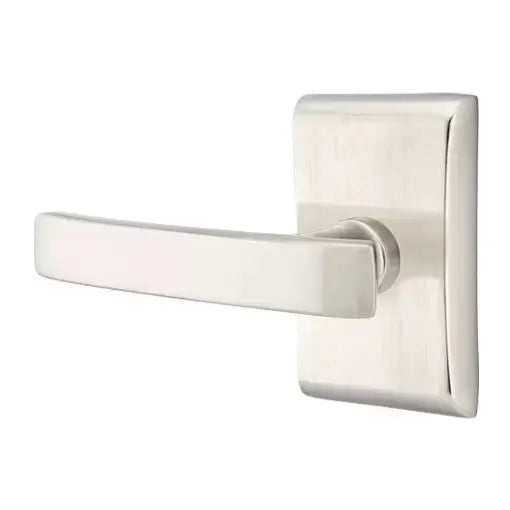 Emtek Geneva Door Lever with Neos Rose by Emtek