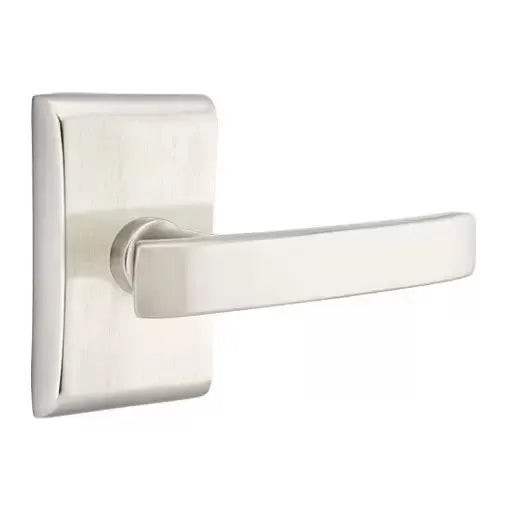 Emtek Geneva Door Lever with Neos Rose by Emtek
