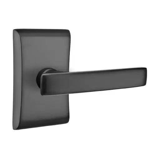 Emtek Geneva Door Lever with Neos Rose by Emtek
