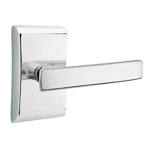 Emtek Geneva Door Lever with Neos Rose by Emtek