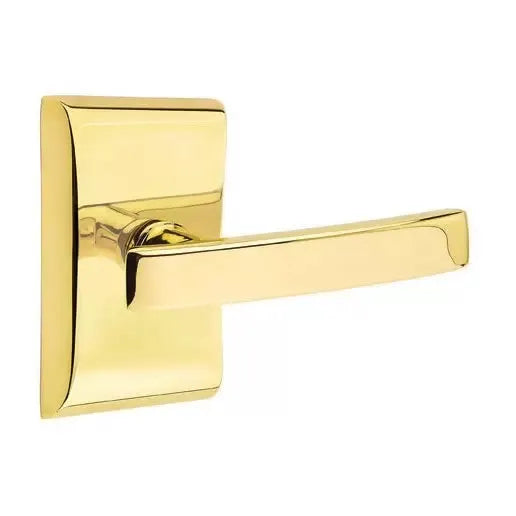 Emtek Geneva Door Lever with Neos Rose by Emtek
