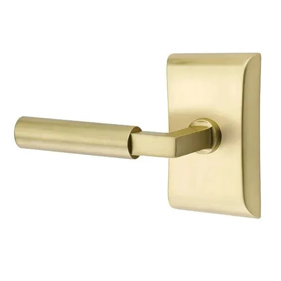 Emtek Hercules Door Lever with Neos Rose by Emtek