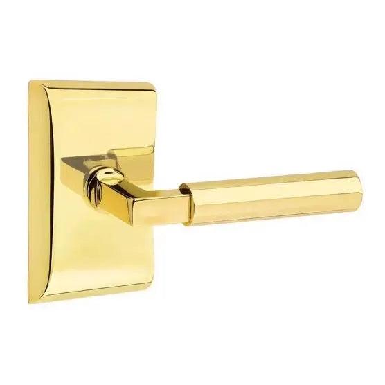 Emtek Hercules Door Lever with Neos Rose by Emtek