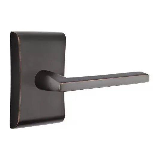 Emtek Helios Door Lever with Neos Rose by Emtek