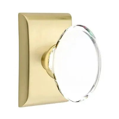 Emtek Hampton Door Knob with Neos Rose by Emtek