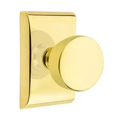 Emtek Laurent Door Knob with Neos Rose by Emtek