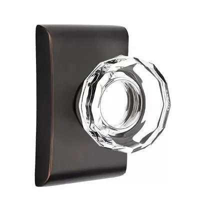 Emtek Lowell Door Knob with Neos Rose by Emtek