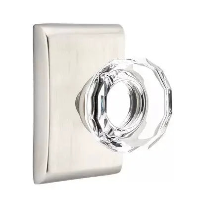 Emtek Lowell Door Knob with Neos Rose by Emtek