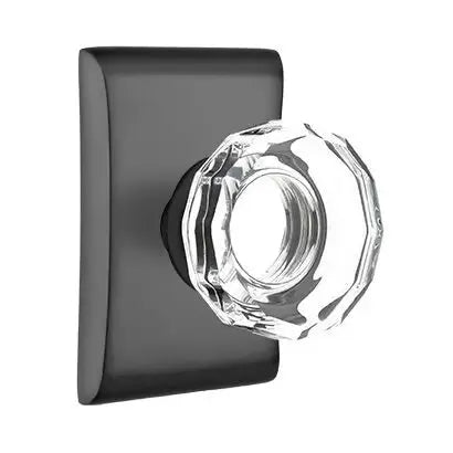 Emtek Lowell Door Knob with Neos Rose by Emtek