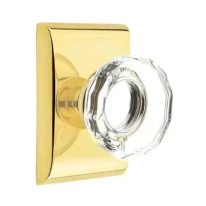 Emtek Lowell Door Knob with Neos Rose by Emtek