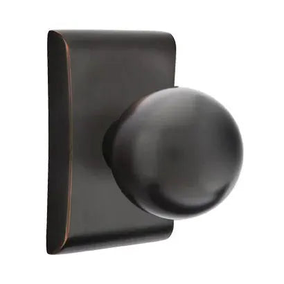 Emtek Orb Door Knob with Neos Rose by Emtek