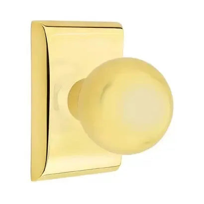 Emtek Orb Door Knob with Neos Rose by Emtek