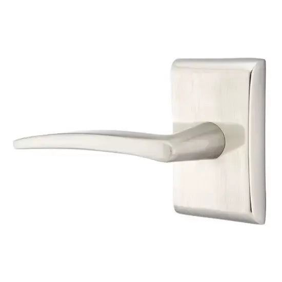 Emtek Poseidon Door Lever with Neos Rose by Emtek