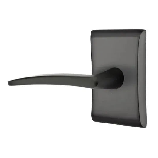 Emtek Poseidon Door Lever with Neos Rose by Emtek