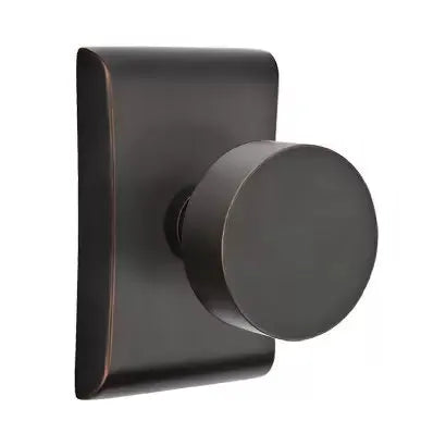 Emtek Round Door Knob and Neos Rose by Emtek